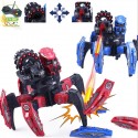 Robot Giocattolo Telecomandato da guerra A Batteria spara freccette bambini