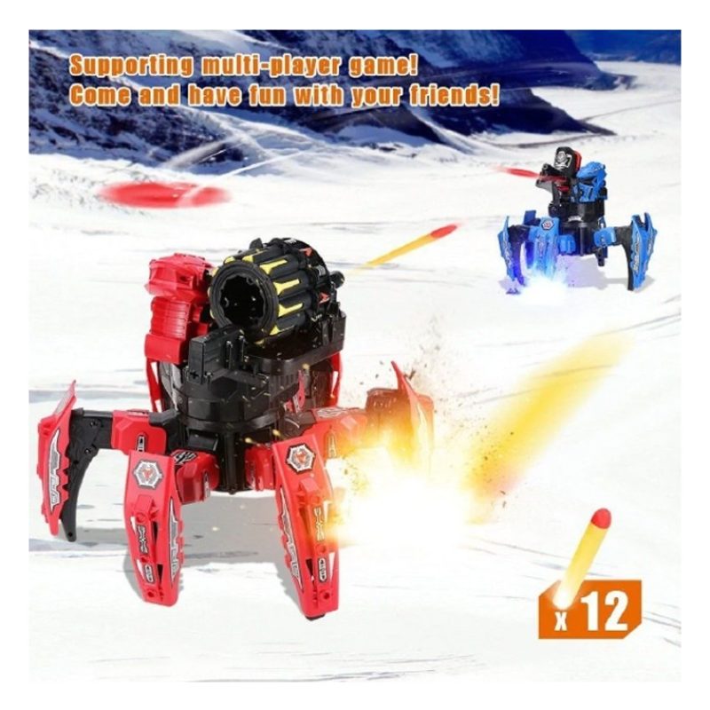 Andowl Robot Giocattolo Telecomandato da guerra A Batteria spara fr...