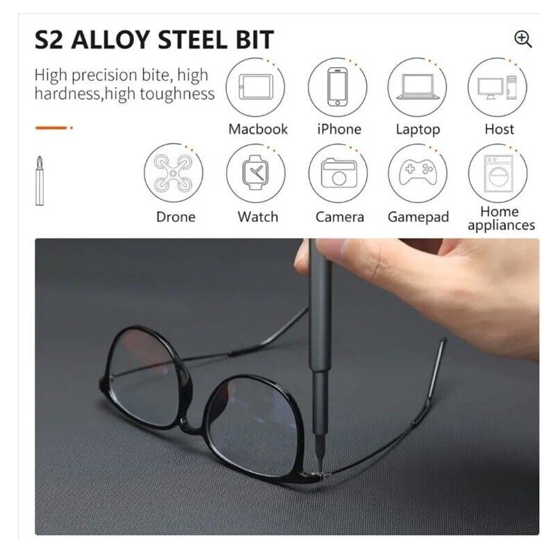 Allpress Set cacciaviti magnetici di precisioni 51 in 1 riparazione...