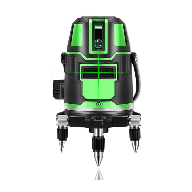 Livella laser tracciatore autolivellante 360º rotazione 5 linee verdi Q-SP01 