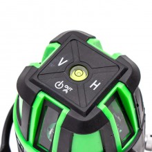 Livella laser tracciatore autolivellante 360º rotazione 5 linee verdi Q-SP01 