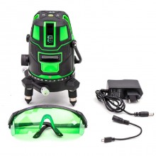 Livella laser tracciatore autolivellante 360º rotazione 5 linee verdi Q-SP01 