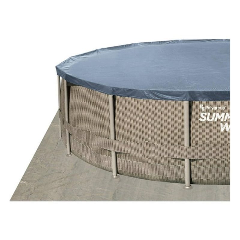 Summer Waves Telo copertura piscina fuoriterra tonda rotonda piscin...