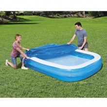 Telo di copertura per piscina family Rettangolare 262x175 cm blu Bestway 58319
