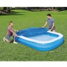 Telo di copertura per piscina family Rettangolare 262x175 cm blu Be...