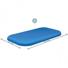 Telo di copertura per piscina family Rettangolare 305x183 cm blu Be...