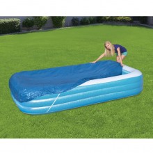 Telo di copertura per piscina family Rettangolare 305x183 cm blu Bestway 58108