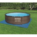 Bestway Telo base tappeto per piscina fuoriterra autoportante 396x396 cm 58002