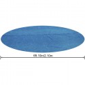 Telo Termico Per Piscina Fast Set Rotonda 244cm Copertura Blu Bestway 58060