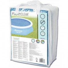 Telo Termico Per Piscina Fast Set Rotonda 244cm Copertura Blu Bestway 58060