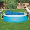 Bestway Telo Termico Per Piscina Fast Set e Steel Pro Rotonda 305cm...