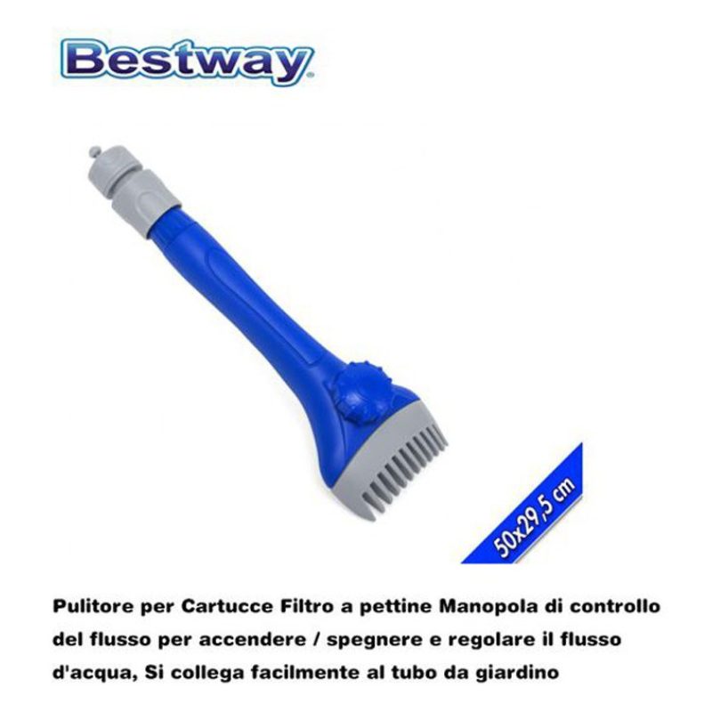 Bestway Pulitore a pettine per filtro piscina pulizia cartuccia pis...