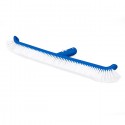Spazzola per Pulizia Pareti Fondo Piscina 45 cm con Setole Dure Attacco a Clip