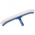 Spazzola per Pulizia Pareti Fondo Piscina 45 cm con Setole Dure Attacco a Clip