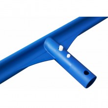 Spazzola per Pulizia Pareti Fondo Piscina 45 cm con Setole Dure Attacco a Clip