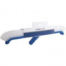 Spazzola per Pulizia Pareti Fondo Piscina 45 cm con Setole Dure Attacco a Clip