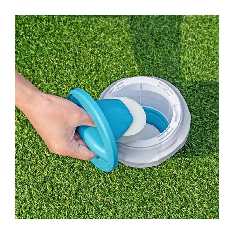 Bestway Dispenser Galleggiante per Pastiglie di Cloro e Bromo 7,6 c...
