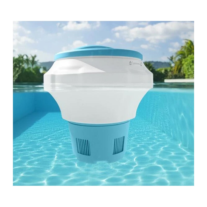 Bestway Dispenser Galleggiante per Pastiglie di Cloro e Bromo 7,6 c...
