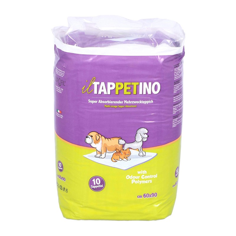 10x Tappetini igienici assorbenti cani gatti traverse animali domestici 60x90 cm