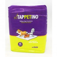 10x Tappetini igienici assorbenti cani gatti traverse animali domestici 60x90 cm