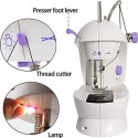 Mini macchina per cucire da cucito 4in1 portatile viaggio puntocroce filo sarta