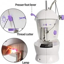 Mini macchina per cucire da cucito 4in1 portatile viaggio puntocroce filo sarta