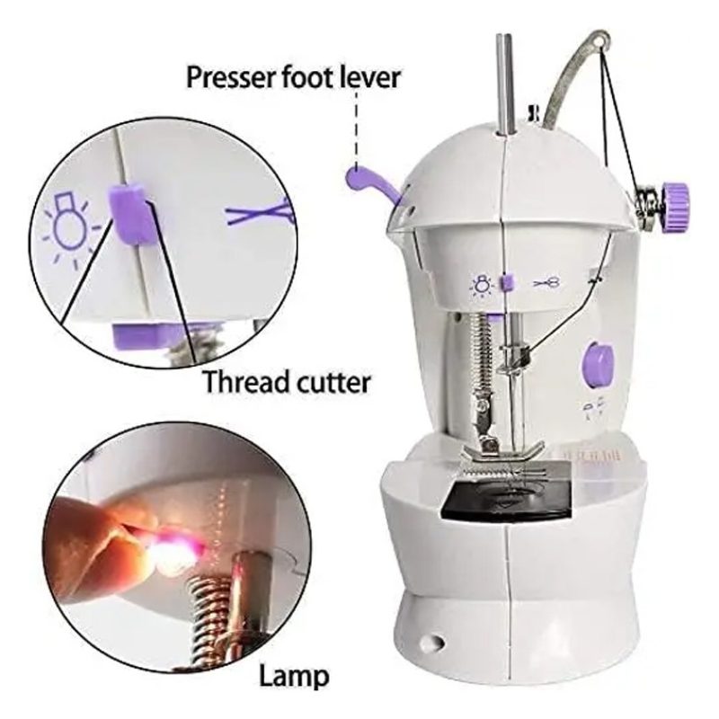 Allpress Mini macchina per cucire da cucito 4in1 portatile viaggio ...
