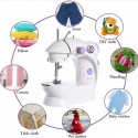 Mini macchina per cucire da cucito 4in1 portatile viaggio puntocroce filo sarta