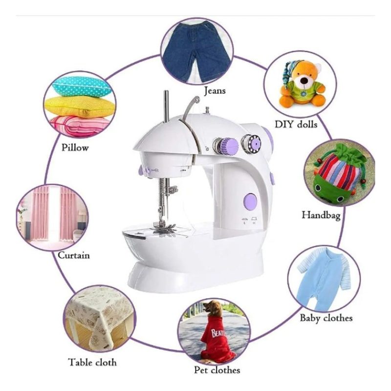 Allpress Mini macchina per cucire da cucito 4in1 portatile viaggio ...