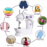 Allpress Mini macchina per cucire da cucito 4in1 portatile viaggio ...