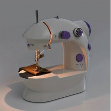 Mini macchina per cucire da cucito 4in1 portatile viaggio puntocroce filo sarta