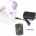 Mini macchina per cucire da cucito 4in1 portatile viaggio puntocroce filo sarta
