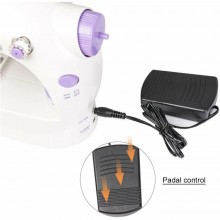Mini macchina per cucire da cucito 4in1 portatile viaggio puntocroce filo sarta