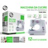 Allpress Macchina da cucire portatile con pedale 2 velocità e 12 pu...