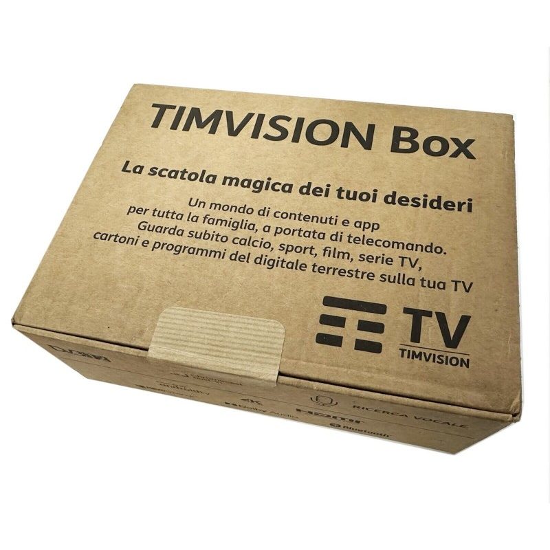 TIM Tim Vision BOX Decoder 4K Ricevitore Digitale Terrestre DVB-T2 ...