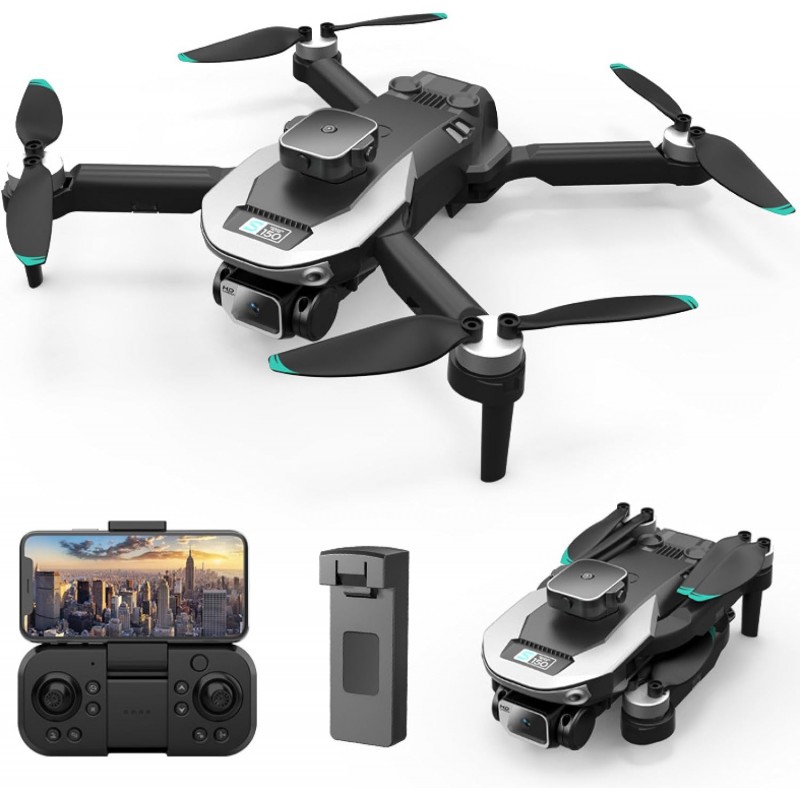 Drone S150 fotocame 4K GPS evitamento ostacoli professionale motore brushless