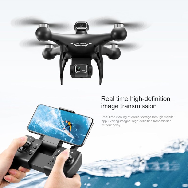 Hongu Drone S116 fotocamera 4K professionale evitamento ostacoli mo...