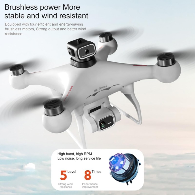 Hongu Drone S116 fotocamera 4K professionale evitamento ostacoli mo...