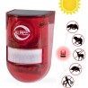 Allpress Luce led lampeggiante sirena sensore antifurto energia sol...