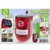 Allpress Luce led lampeggiante sirena sensore antifurto energia sol...
