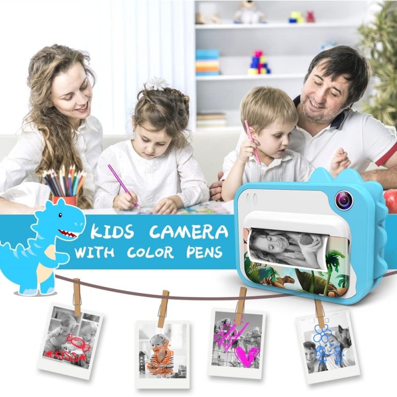 Hongu Fotocamera digitale per bambini macchina fotografica stampa i...