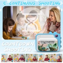 Fotocamera digitale per bambini macchina fotografica stampa istantanea 32Gb