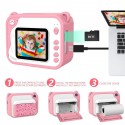 Fotocamera digitale per bambini macchina fotografica stampa istantanea 32Gb