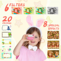 Fotocamera digitale per bambini macchina fotografica stampa istantanea 32Gb