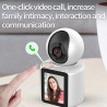 Andowl Telecamera IP WIFI videochiamata sorveglianza visione IR HD ...