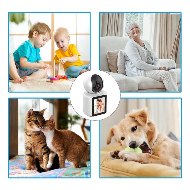 Andowl Telecamera IP WIFI videochiamata sorveglianza visione IR HD ...