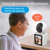 Andowl Telecamera IP WIFI videochiamata sorveglianza visione IR HD ...