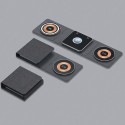 Caricatore wireless 3 in 1 Magnetico Airpods/Apple Watch/iPhone pieghevole USB