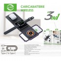 Caricatore wireless 3 in 1 Magnetico Airpods/Apple Watch/iPhone pieghevole USB