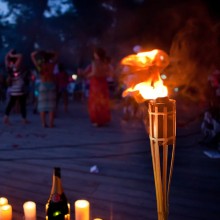 Olio vegetale alla citronella per torcia fiaccola scaccia repellente zanzare 1Lt